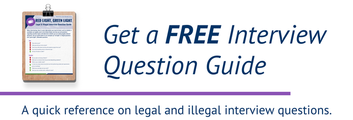 Illegal and Legal Interview Question Guide