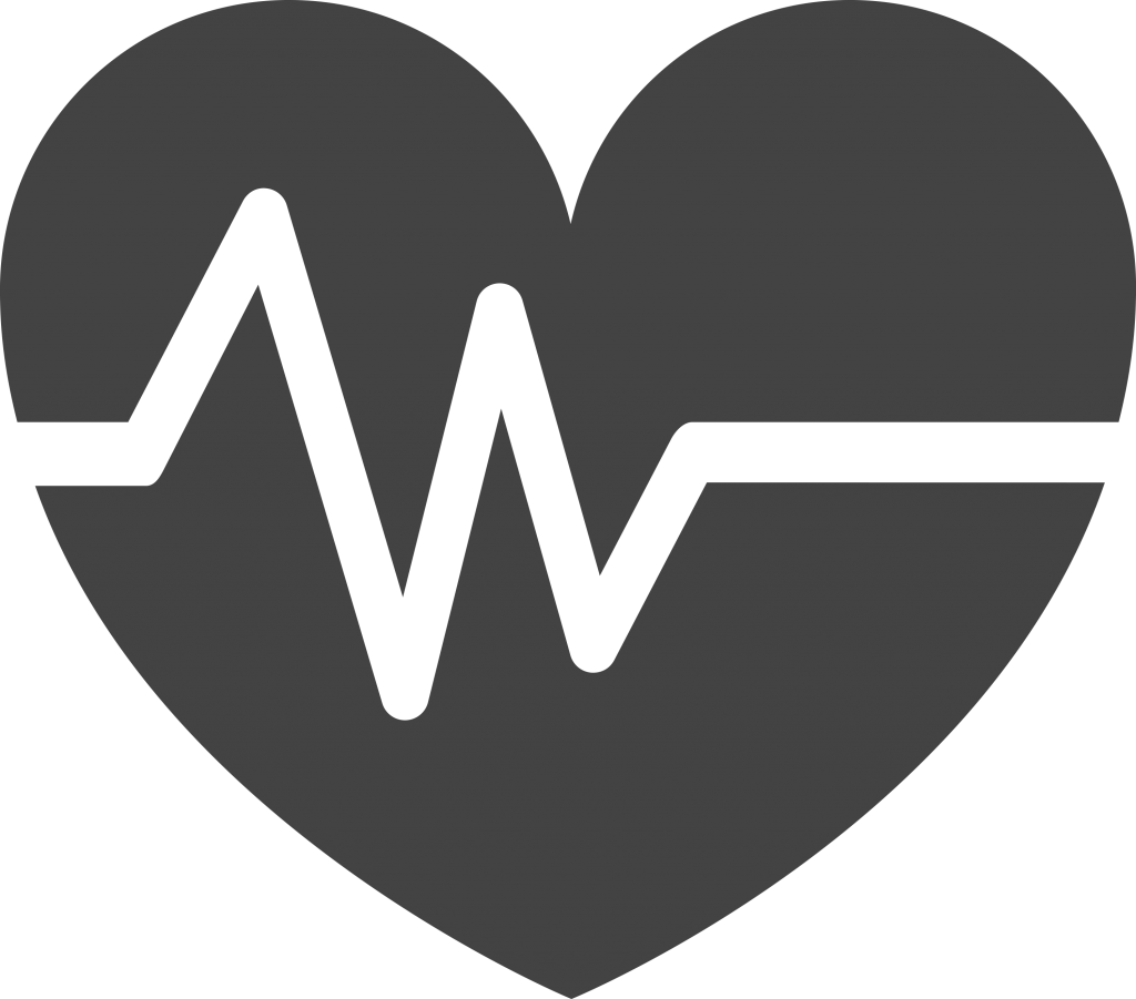 heart with heartbeat