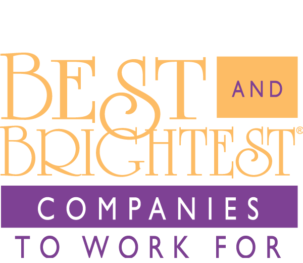 Best Places to Work and Companies logo with a purple and orange color scheme.
