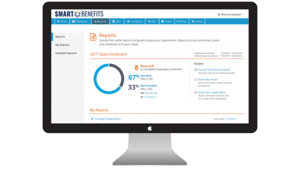 smart benefits dashboard overview